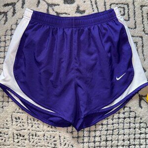 Nike Women’s Dri-fit Tempo Running Shorts Purple Size Medium EUC LIKE NEW!